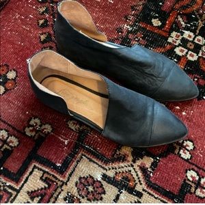 Free People black leather royale. Size 38